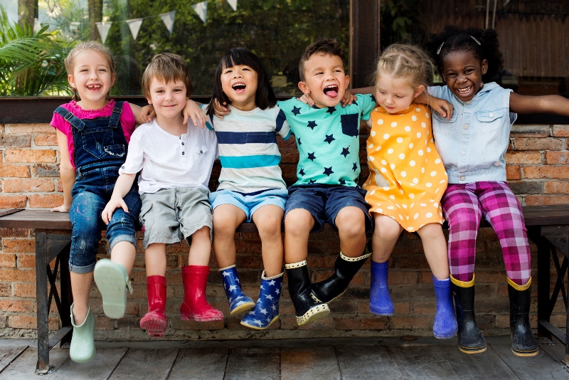 Kindergarten Kids having fun during a Summer Camp in Washington DC