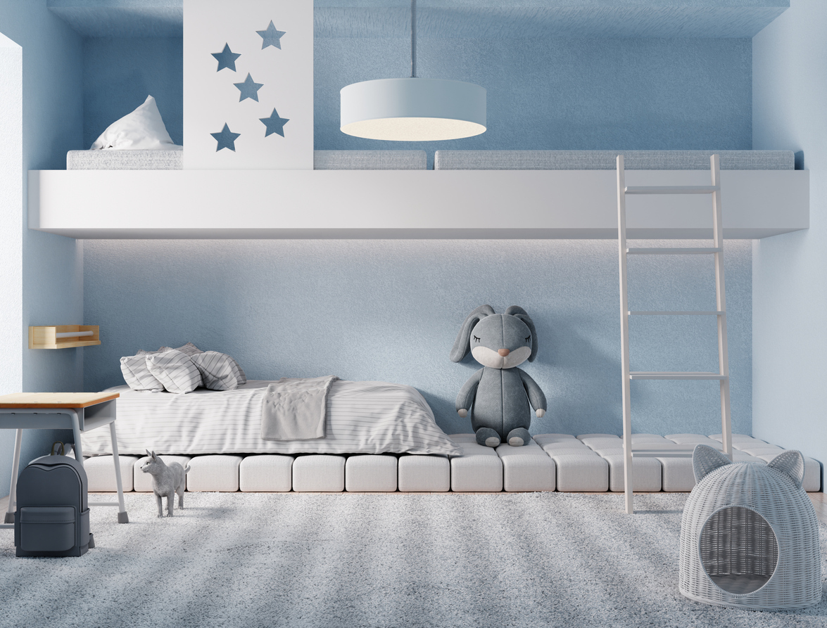 Gray Theme Bedroom
